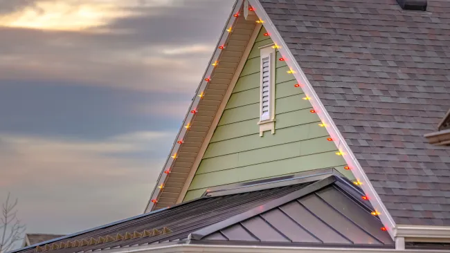 a house with a red roof