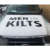 a car covered in snow