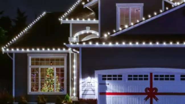 a house with a large front yard